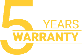 Warranty: More than 5 years
