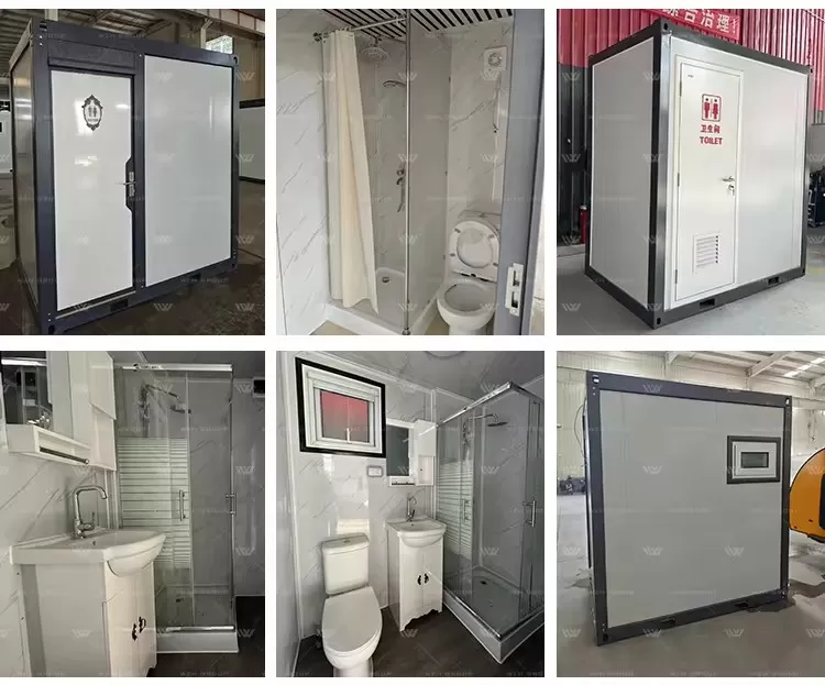 Outdoor Prefab Restroom Portable Toilet Houses